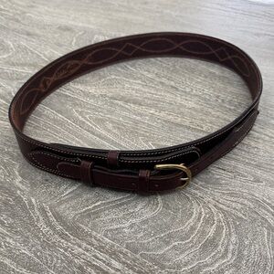 Cabela's Dark Brown Leather Belt Bag